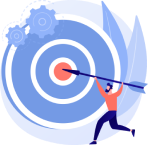 focus on target